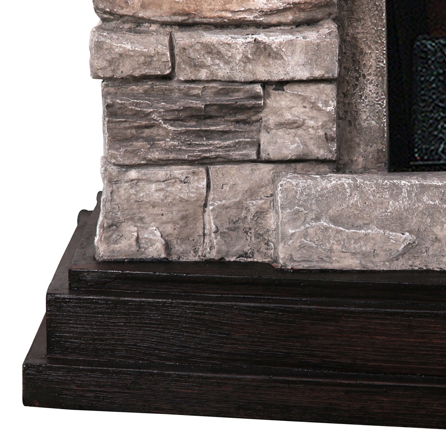 45 in. Freestanding Electric Fireplace in grey