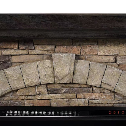 45” Freestanding Electric fireplace with mantel
