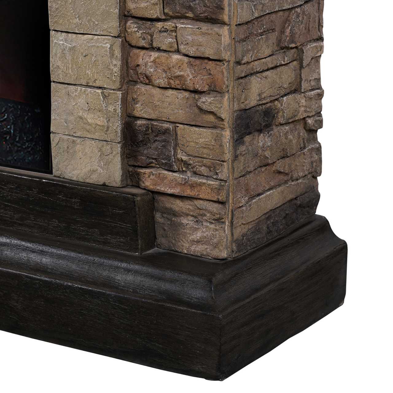 45” Freestanding Electric fireplace with mantel
