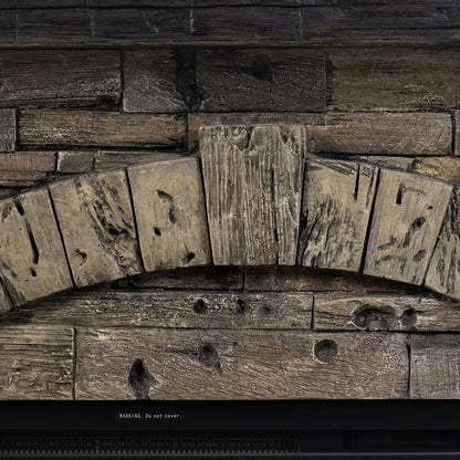 45” Freestanding Electric fireplace with mantel