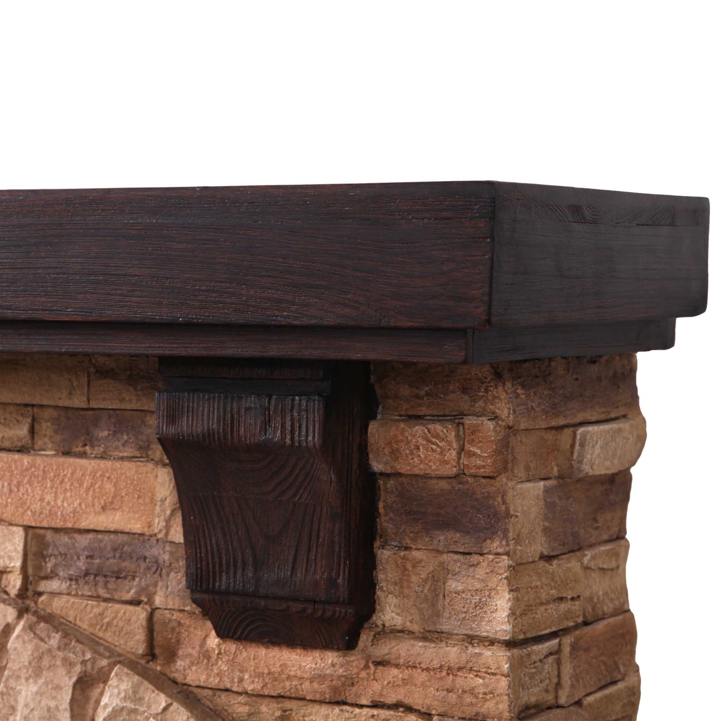 45” Freestanding Electric fireplace with mantel