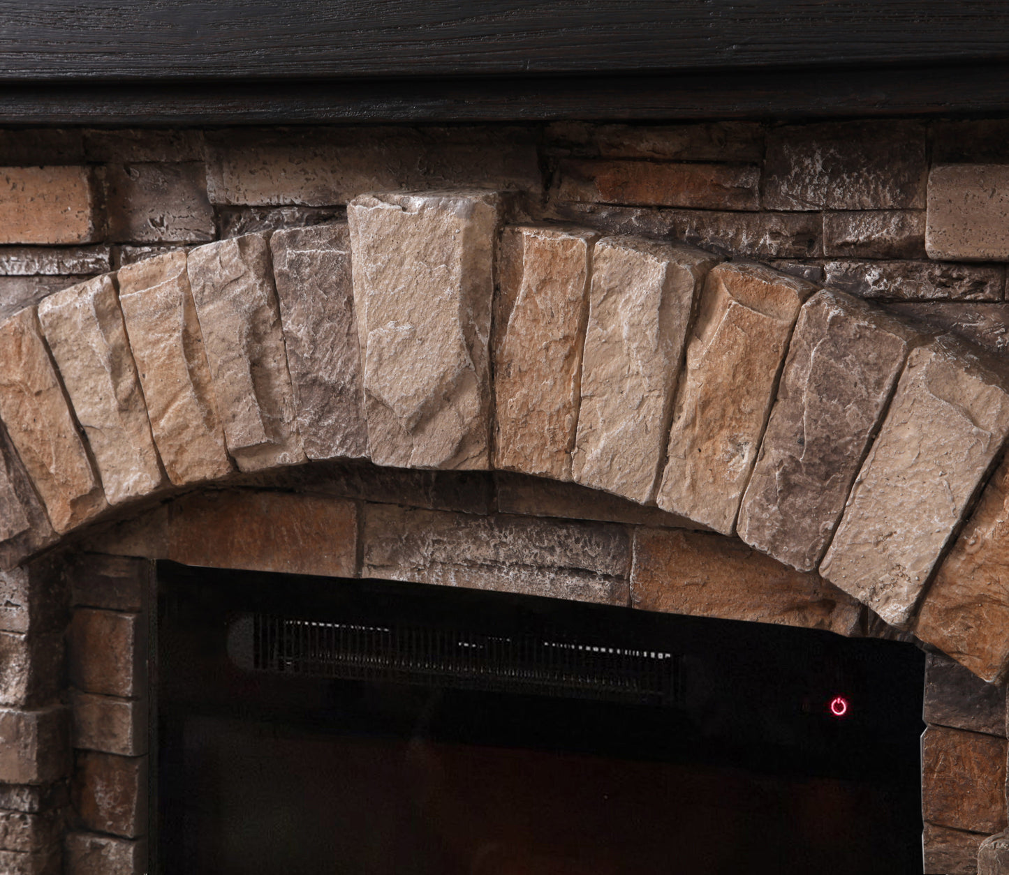 45” Freestanding Electric fireplace with mantel