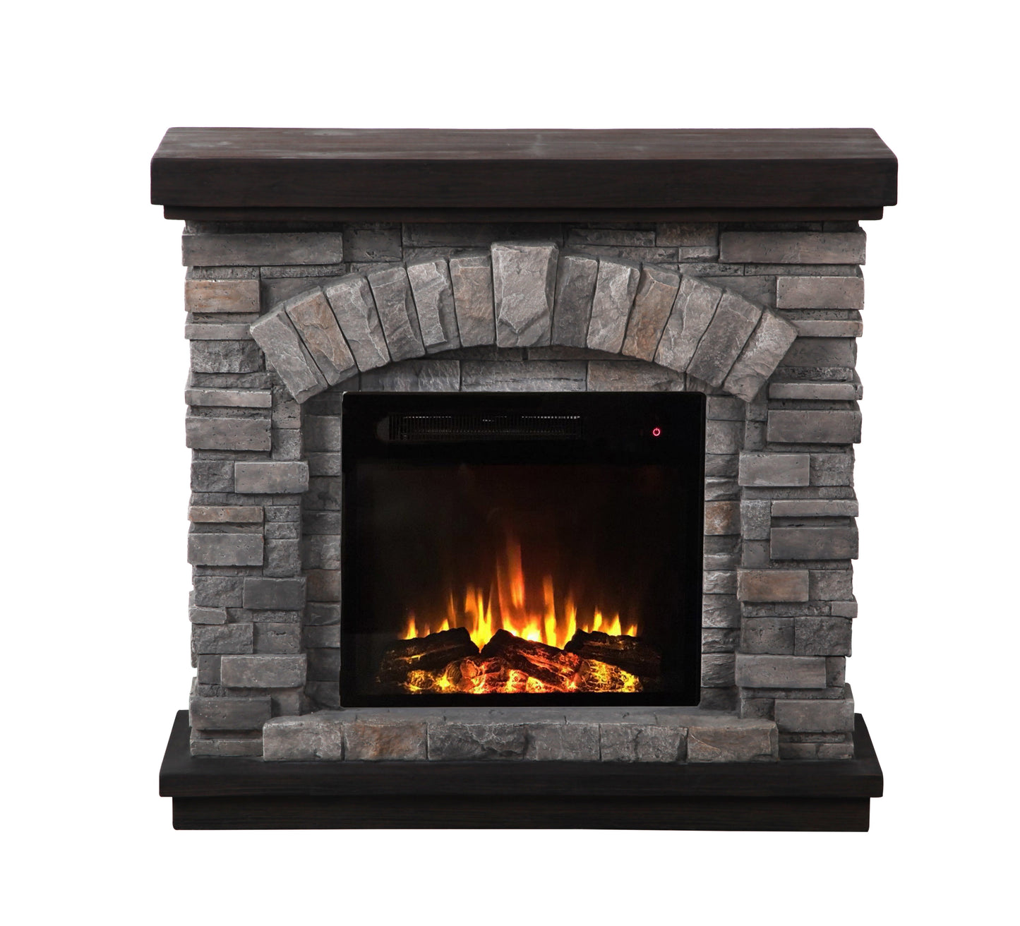 45” Freestanding Electric fireplace with mantel