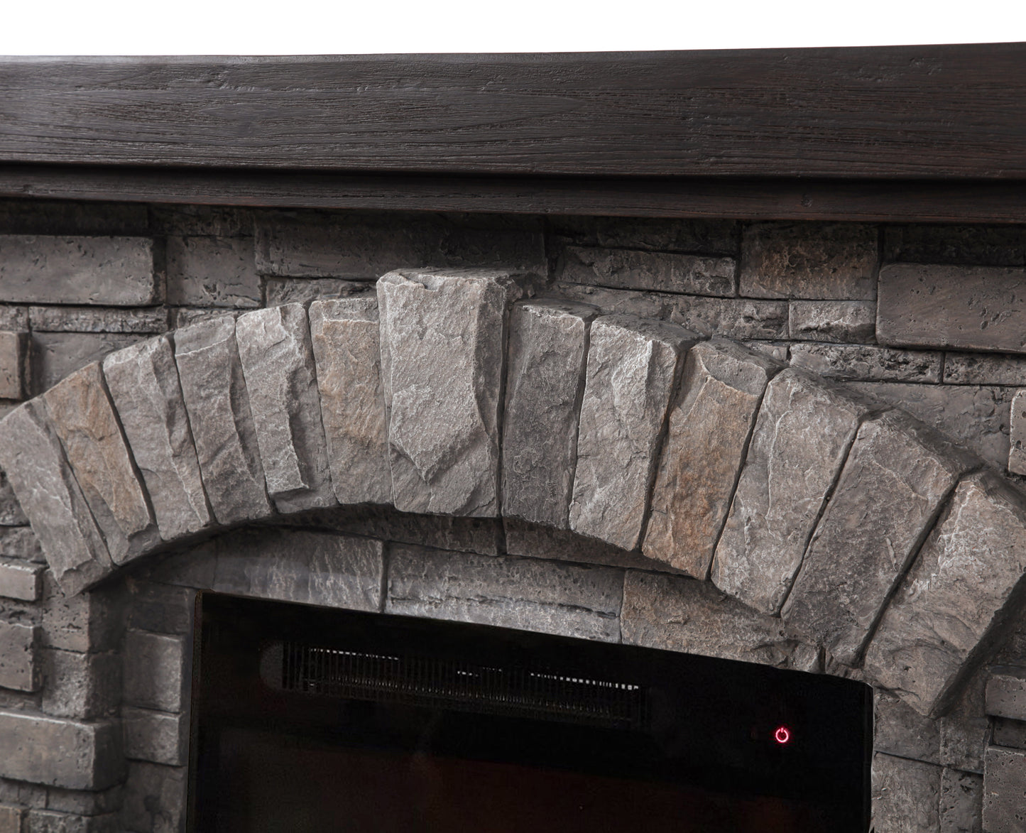 45” Freestanding Electric fireplace with mantel