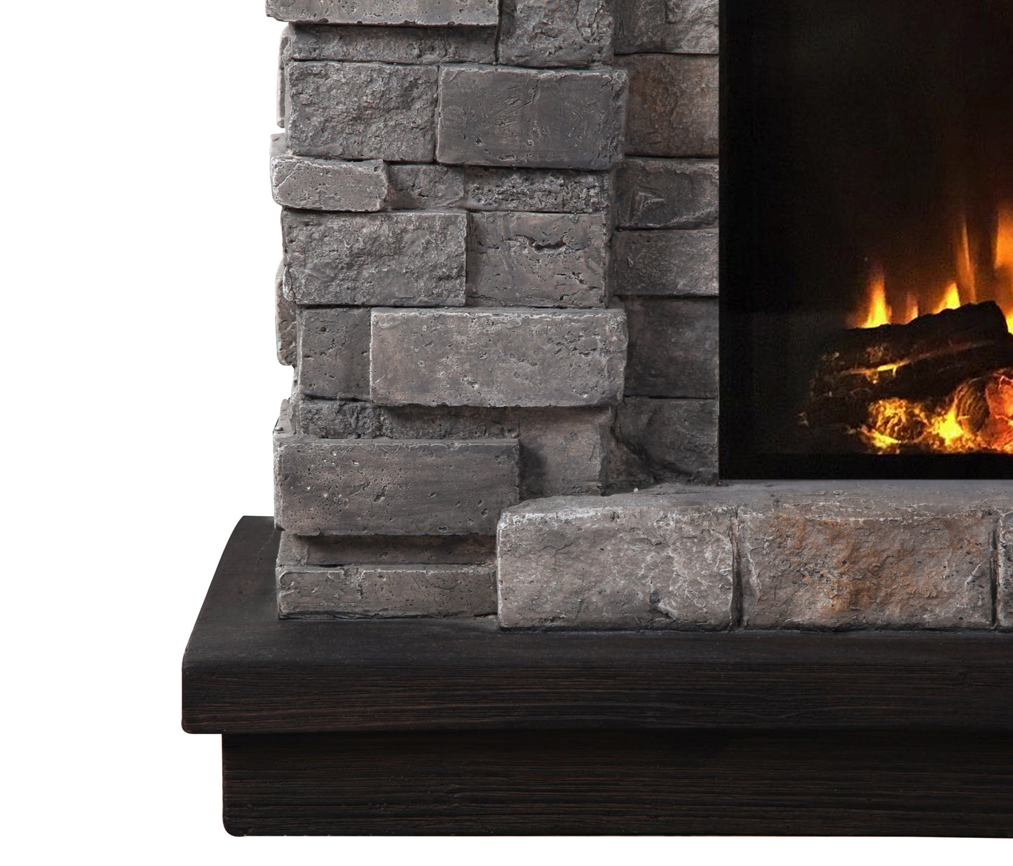 45” Freestanding Electric fireplace with mantel