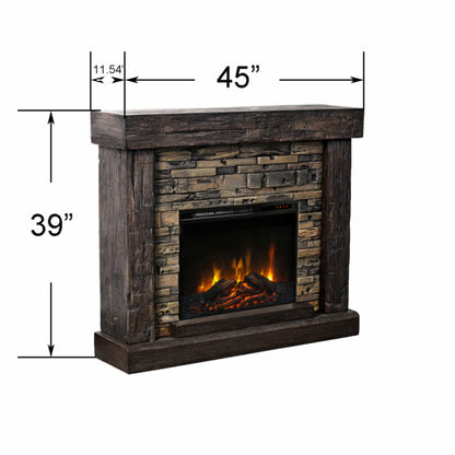 45 in. Freestanding Electric Fireplace
