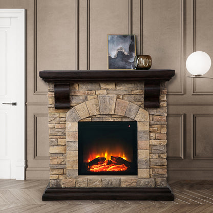40 in. Freestanding Electric Fireplace
