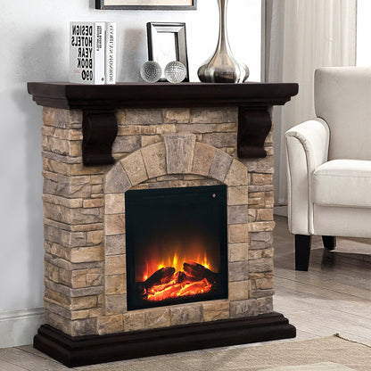 40 in. Freestanding Electric Fireplace
