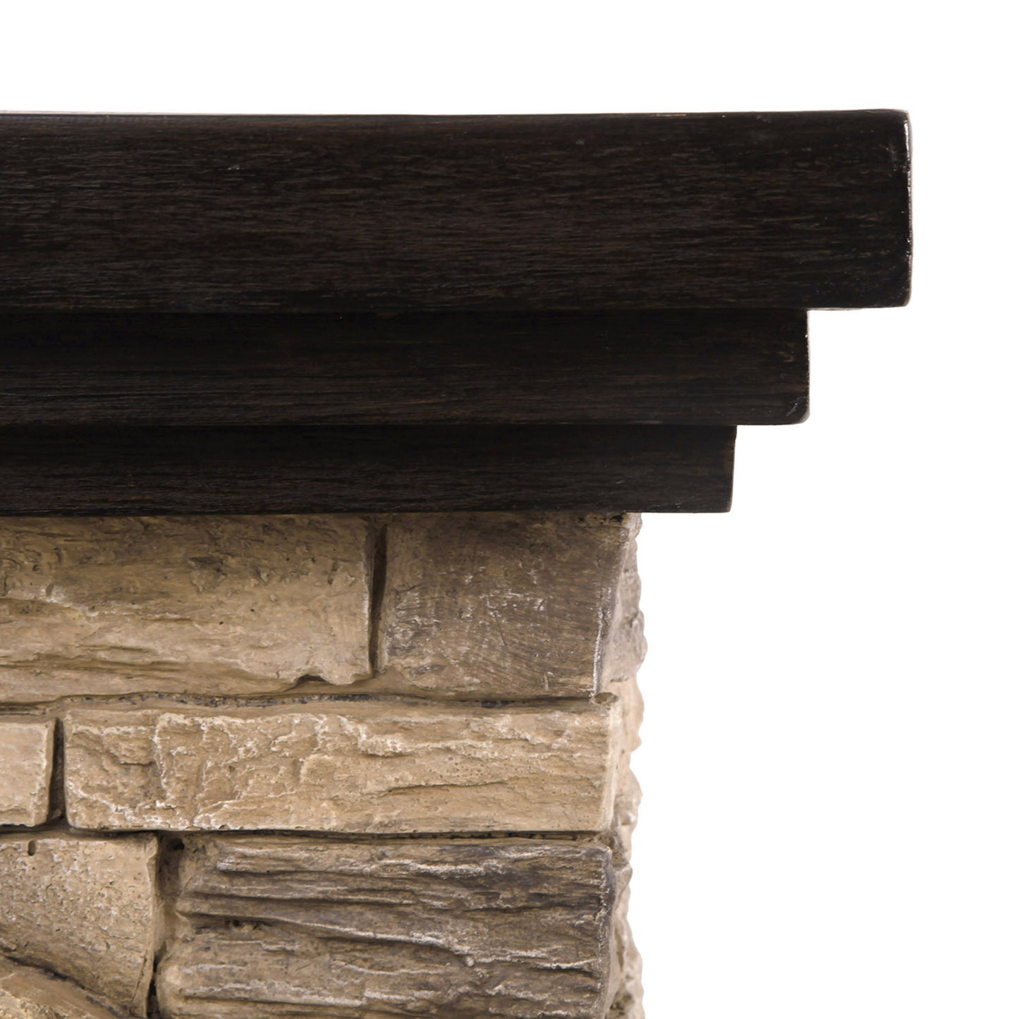 45” Freestanding Electric fireplace with mantel