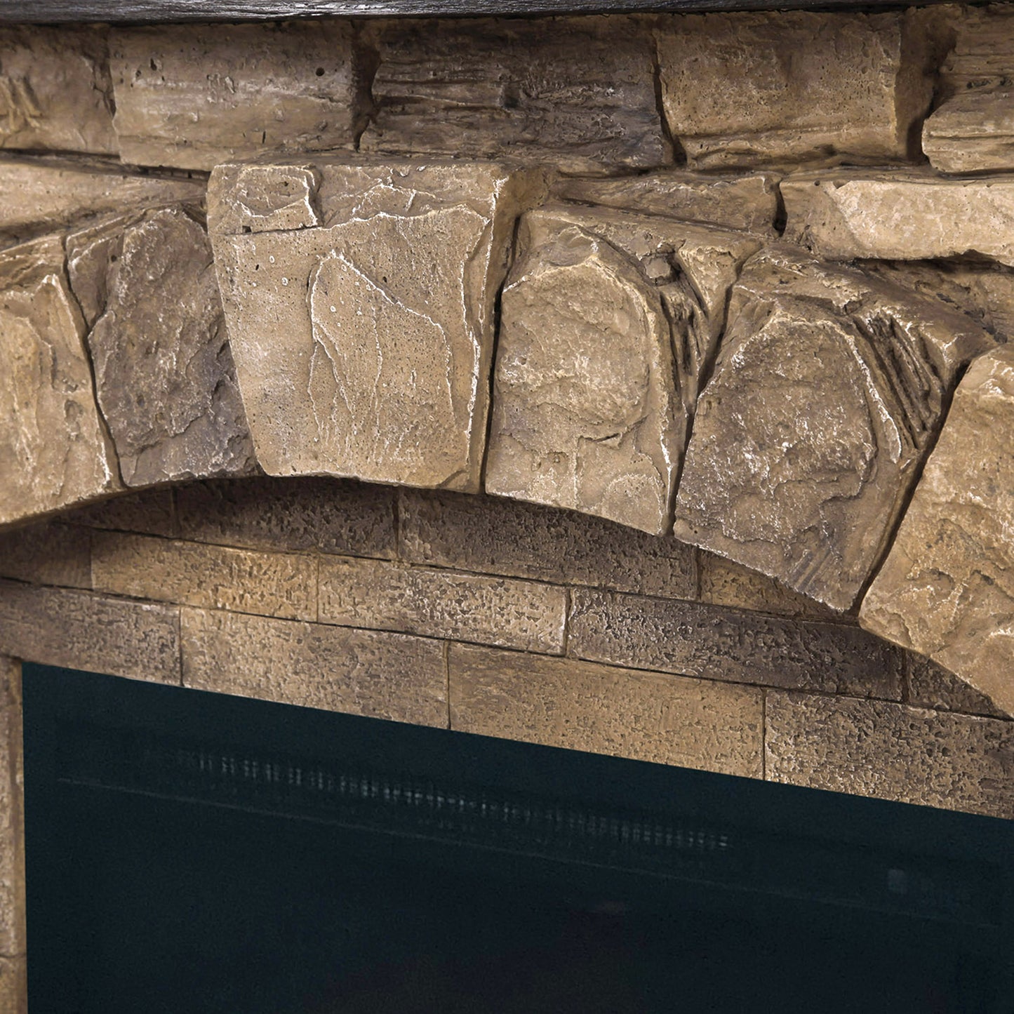 45” Freestanding Electric fireplace with mantel