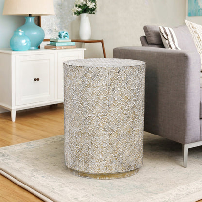14.2'' Round End Table