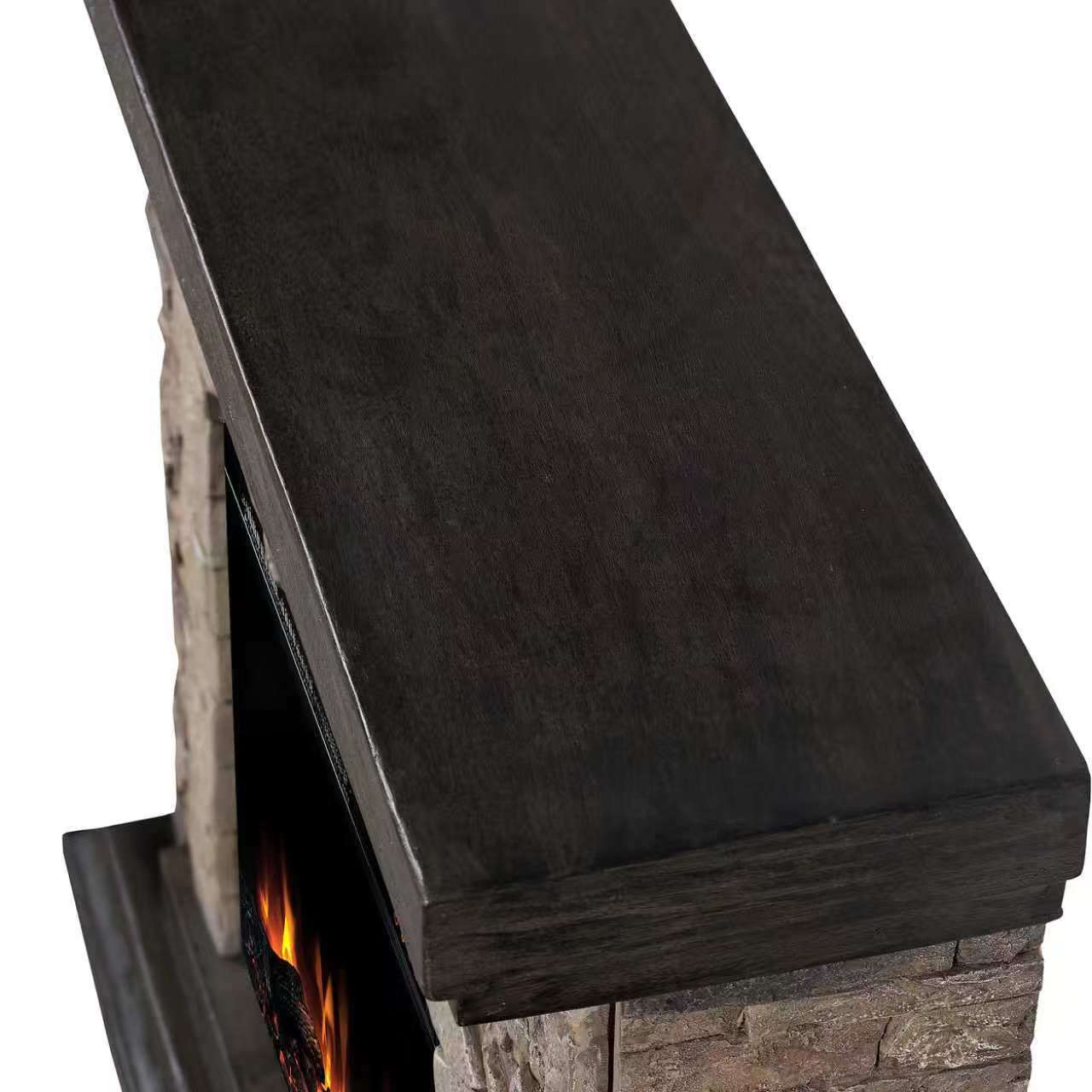 45” Freestanding Electric fireplace with mantel