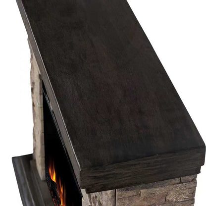 45” Freestanding Electric fireplace with mantel